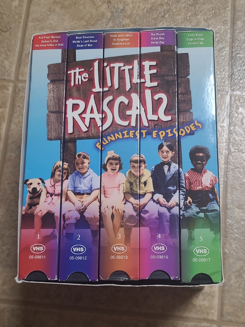 Little Rascals VHS Box set Collection series funniest episodes  5 Movies